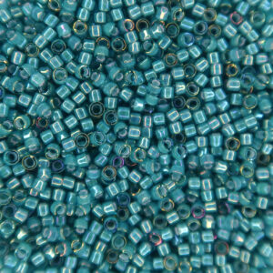 DB1782 white lined ab teal