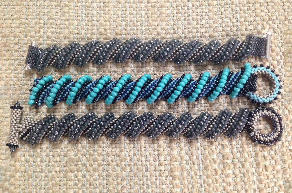 Flat Cellini Spiral Stitch: Simple Bead Techniques