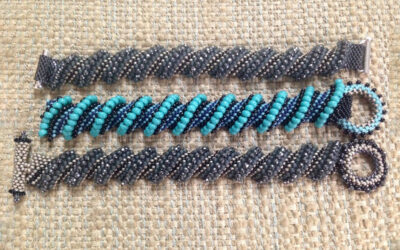Flat Cellini Spiral Stitch: Simple Bead Techniques