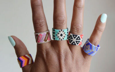 Peyote Stitch Ring – Unique Beadwork Designs