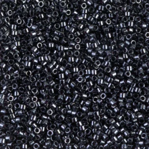 DB1 Opaque Gunmetal  - Miyuki Delica Seed Beads 11/0 5g