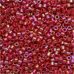 DB162 Opaque ab Red   - Miyuki Delica Seed Beads 11/0 5g