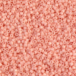 DB206-1 Opaque Salmon   - Miyuki Delica Seed Beads 11/0 5g